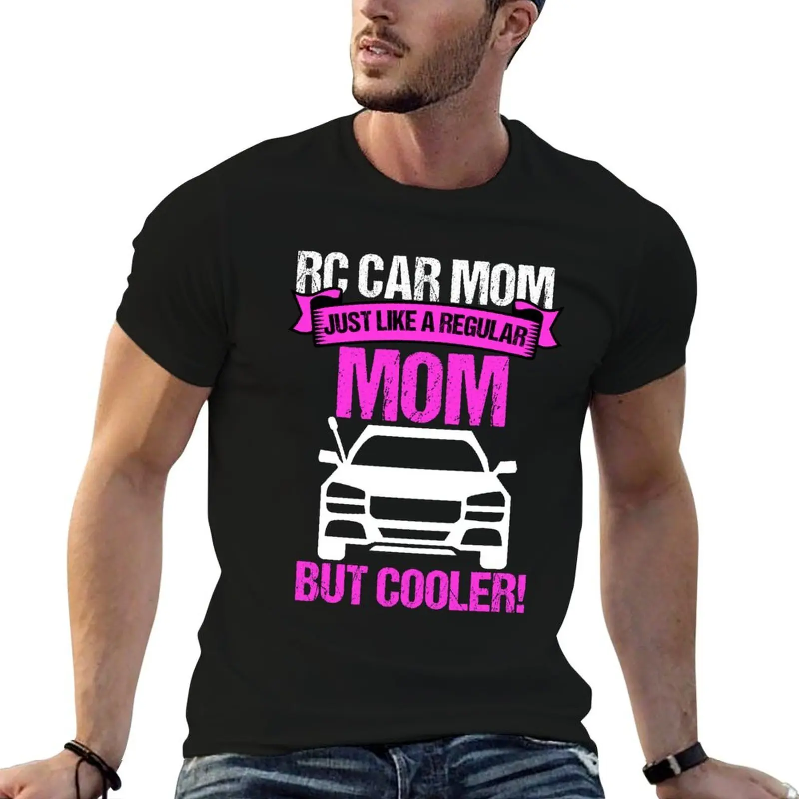 Rc Car Mom Just Like A Regular Mom But Cooler Racecar T-Shirt shirts graphic vintage graphic tee oversized t shirts for men