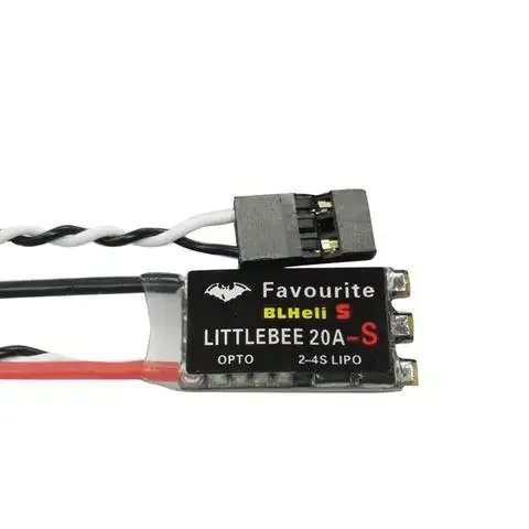 Favourite FVT LittleBee 20A-S ESC Speed Controller BLHeli_S OPTO 2-4S Supports Mulitshot OneShot125 Oneshot42 Multicopter