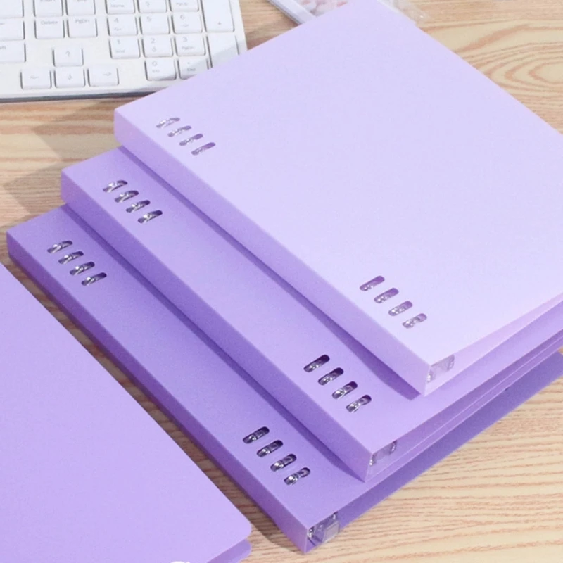 Многофункциональная папка-переплет с кольцами для переплета из полипропилена. Крышка для переплета Push-Pull.