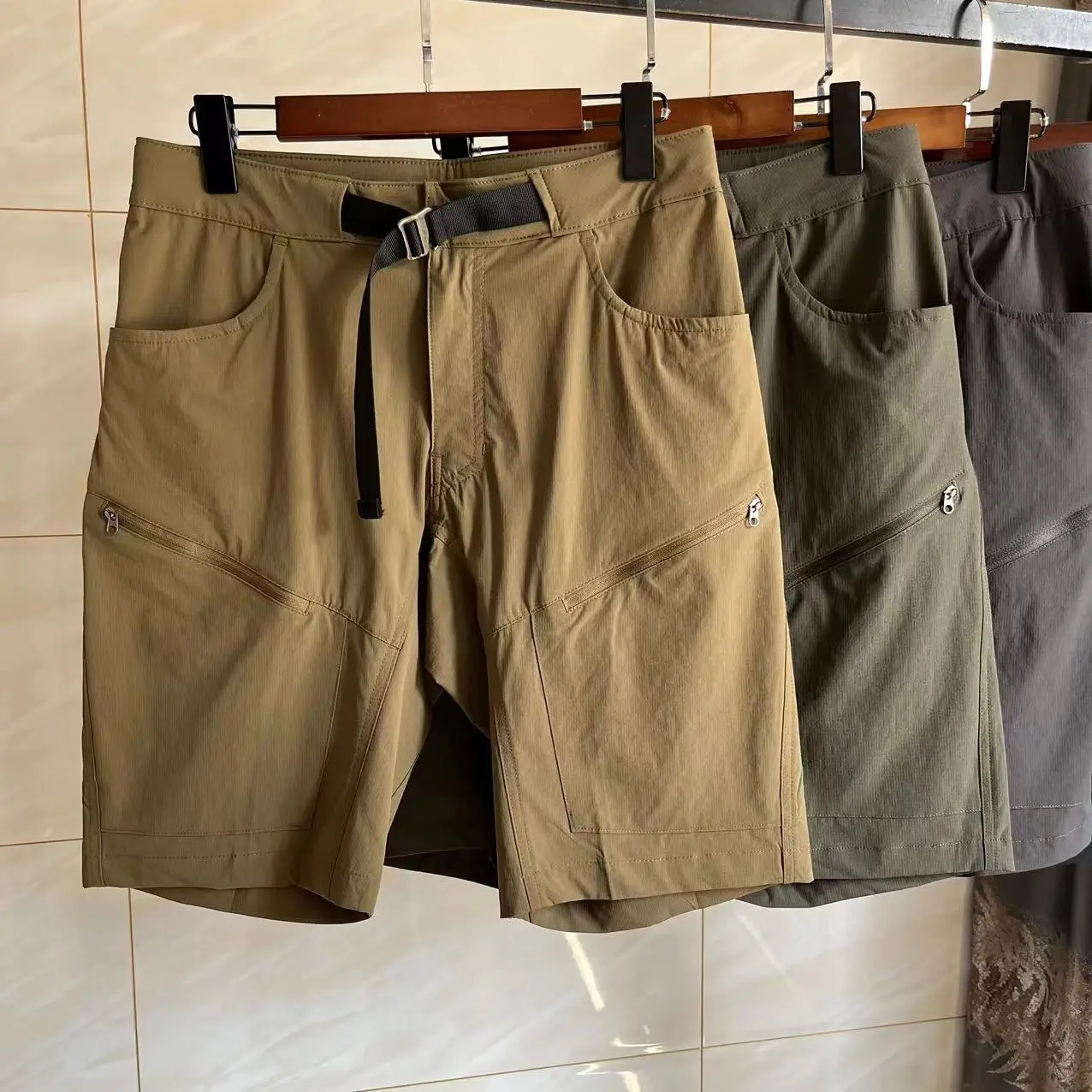 

Qui Dry, дышащая, устойчивая к разрыву ткань, спецодежда, пять тентов, уличные летние водонепроницаемые повседневные брюки, молодежные брюки