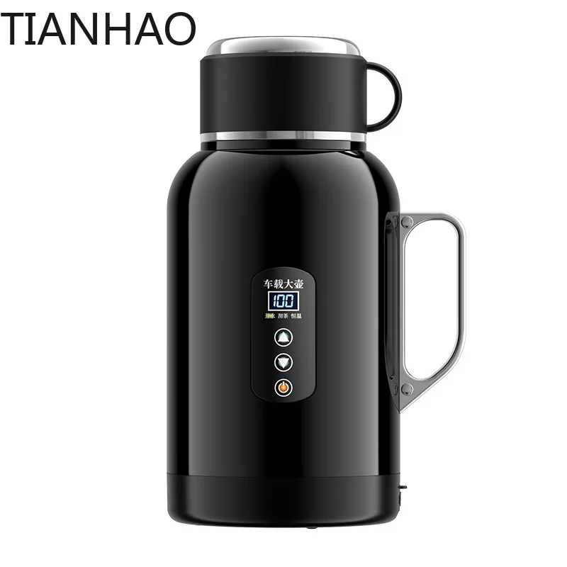Car Mounted Kettle 2025 New 12V24V Universal Heating And Insulation Integrated Car Essential Stainless Steel 304 Electric Kettle