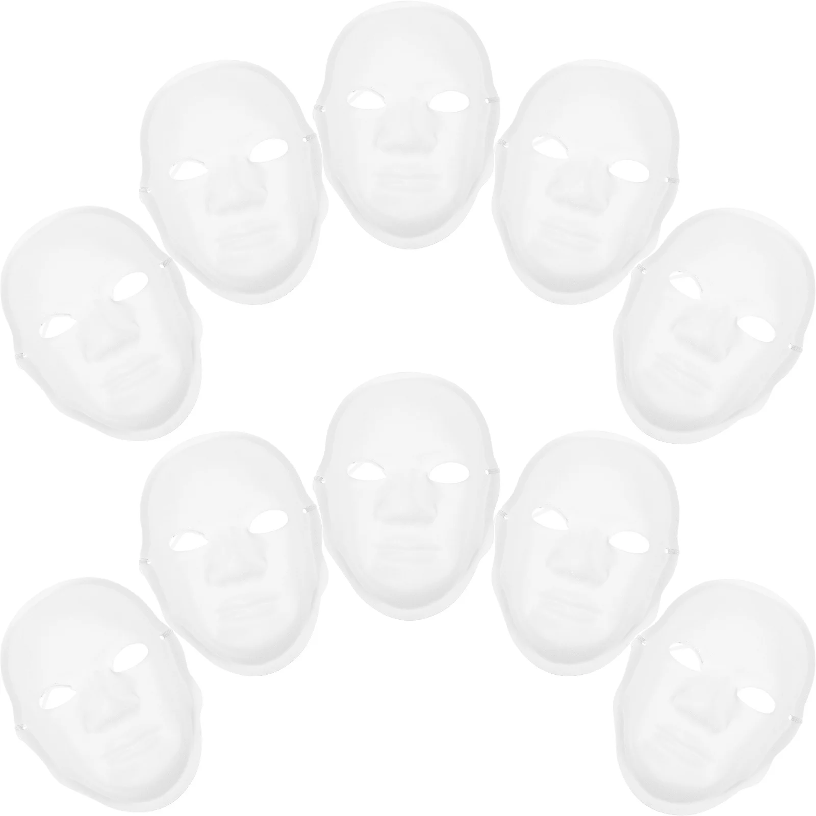 หน้ากากกระดาษลายหน้ากากปักกิ่ง 10 ชิ้น สำหรับเด็ก ทำสีเอง งานฝีมือ ปาร์ตี้ ฮาโลวีน คอสเพลย์ ของขวัญ