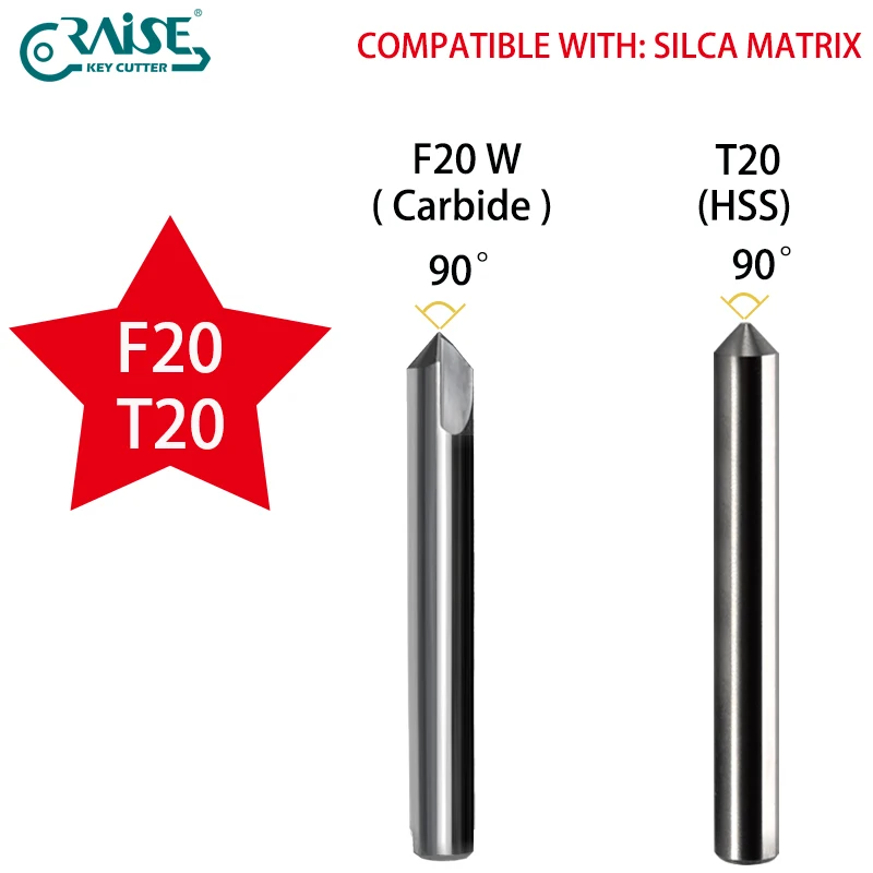 

RAISE Cutter Compatible with SILCA F20 T20 SILCA MATRIX key machine Locksmith Tools