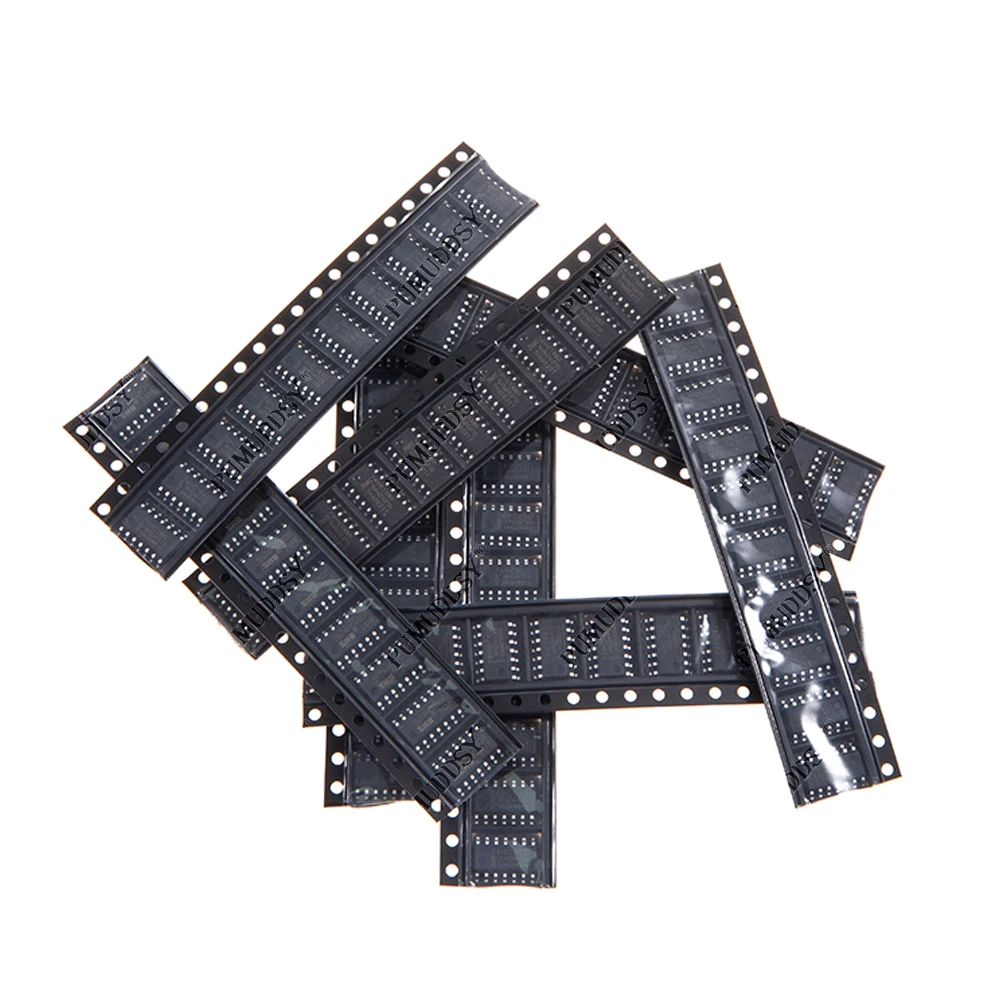 80PCS SMD 74HC00D 74HC04D 74HC08D 74HC14D 74HC138D 74HC164D 74HC165D 74HC595D SOP Logic IC Assortment Kit 8Values Diy Electronic