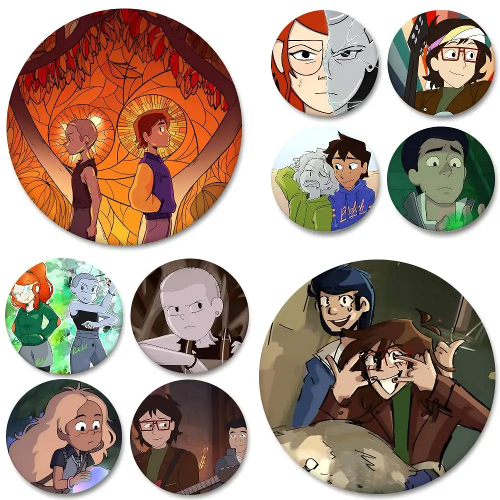 Anime Infinity Train Round Badge Lapel Pin Backpack Clothing Jewelry Accessories Gift Brooch