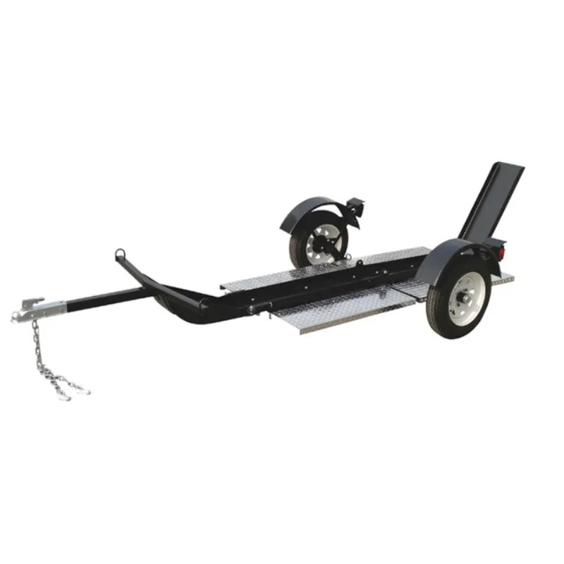 for Single Rail Foldable Motorcycle Trailer / Pull Behind Motorcycle Cargo Trailer