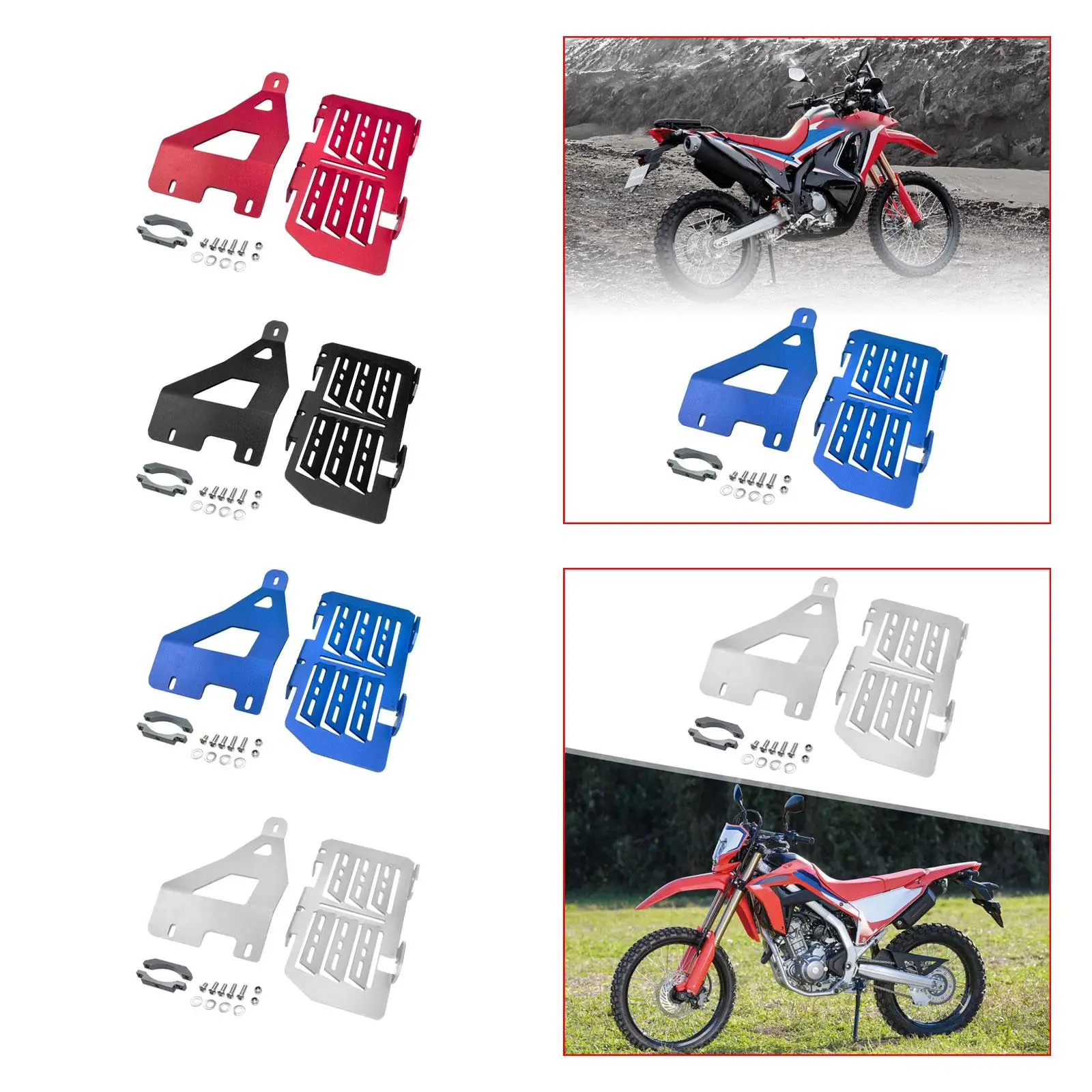 

Motorcycle Radiator Grille Guard Replacement Shield for Honda Crf300L