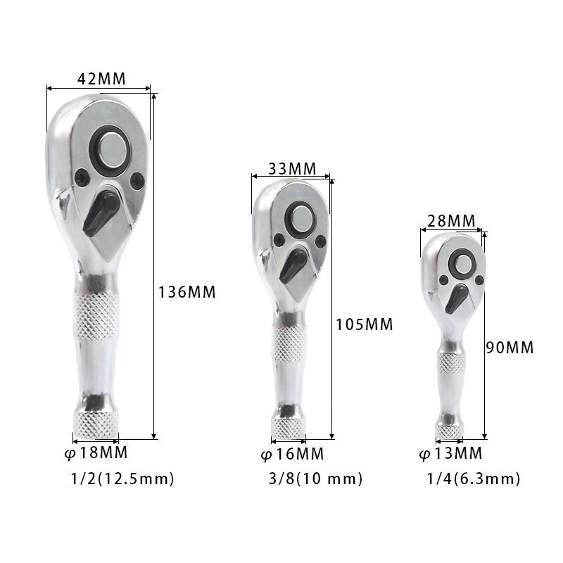 Mini Ratchet Spanner Ratchet Short 1/4 \