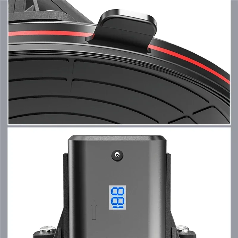 Ventouse à vide électrique lourde, capacité de charge de 200KG, charge de 8 pouces, un bouton pour démarrer le levage, ventouse pour carreaux de verre