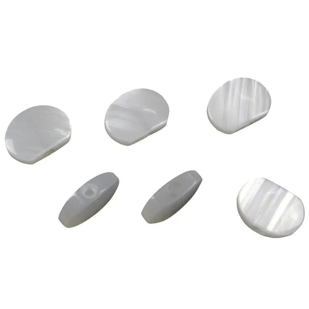 6x أجزاء الغيتار البيضاوي آلة رئيس Pearloid زر المقبض للجيتار