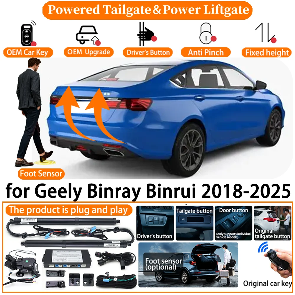 

Car OEM Smart Powered Tailgate system for Geely Binray Binrui 2018-2025 Automatic Electric Power Tailgate Tail Gate Lift kit