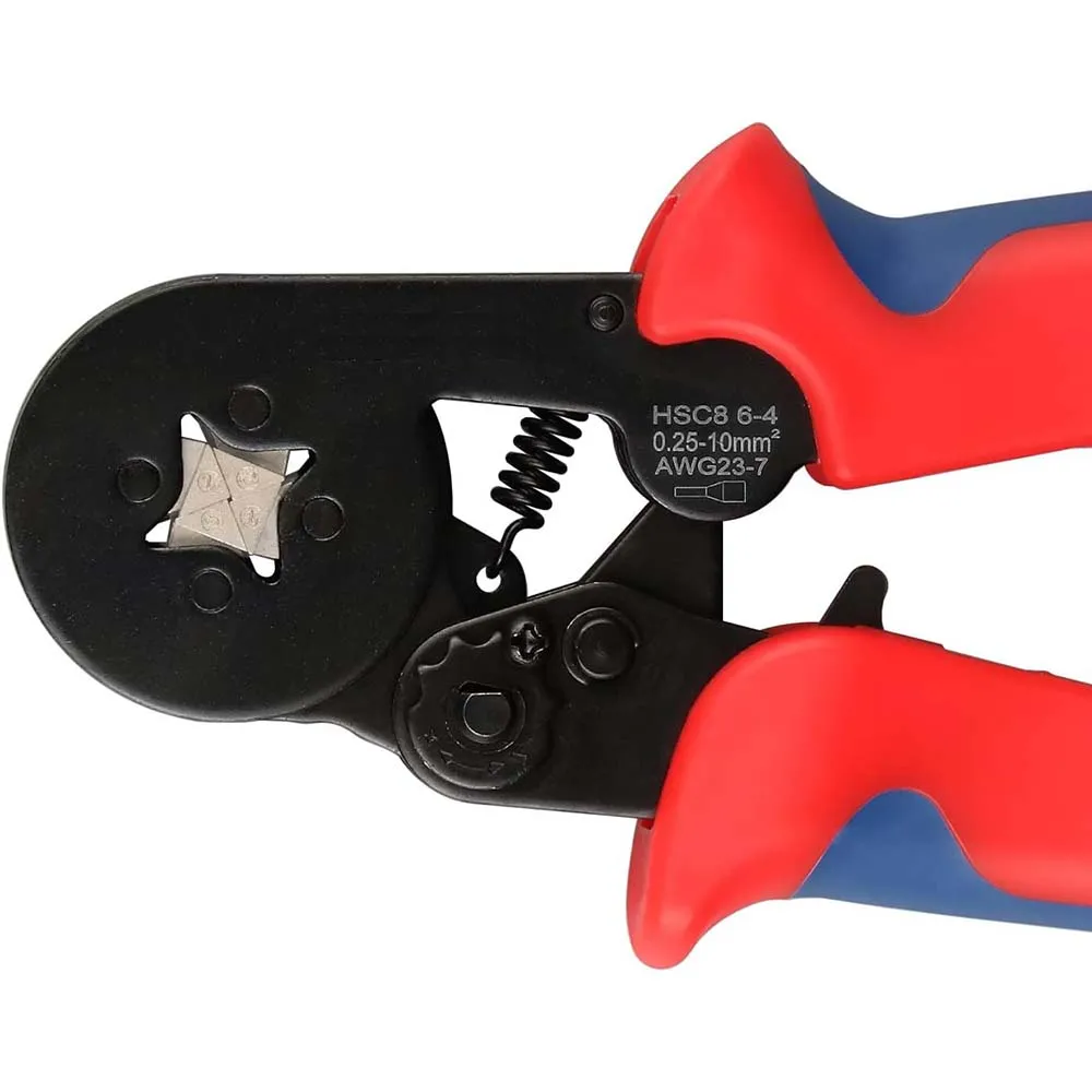 Imagem -02 - Auto-ajustável Ratchet Crimping Tool Fio Ferrules Conectores Pin Cabo End Ferrule Crimper Alicate Awg237