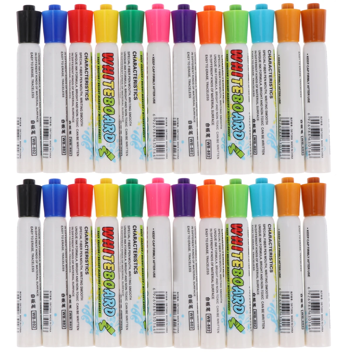 

2 Boxes Markers For Whiteboard Whiteboard Markers Dry Erase Pens Smooth Writing Environmental Friendly Ideal for DIY Projects