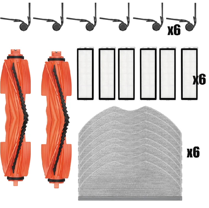 For Xiaomi S40 / OV81 Robot Vacuum Cleaner Main Side Brush Hepa Filter Mop Cloth Accessories Replacement Spare Parts