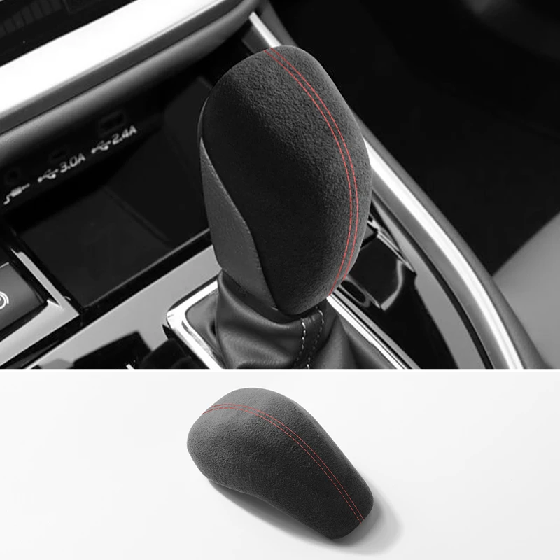 

For Subaru Impreza WRX 23 Outback Forester Crosstrek Made of Alcantara Car Gear Shift Boot Trim Sticker Interior Accessories