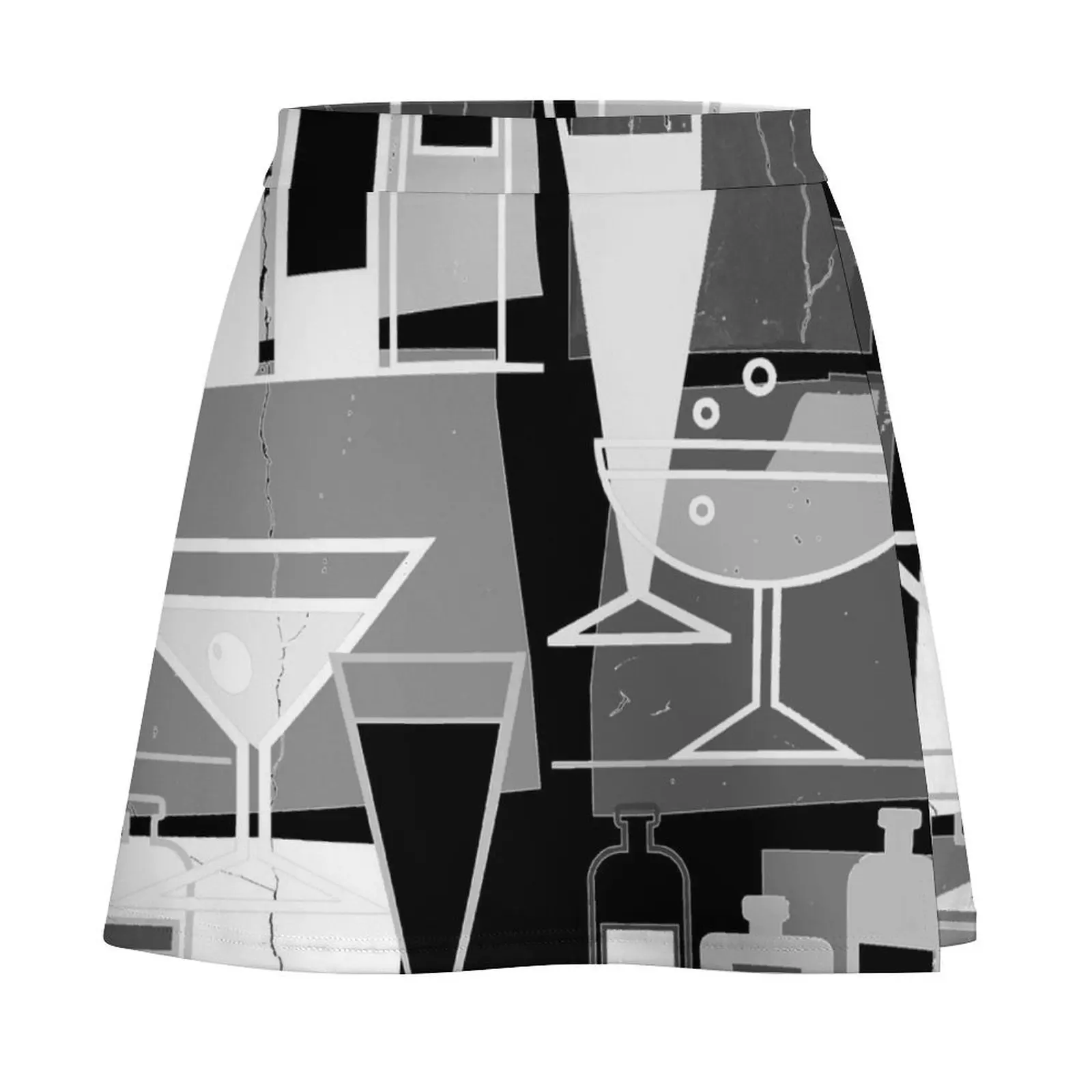 Op Art Bar Mini falda ropa vestidos femeninos verano mujer 2025 ropa de mujer 2025 recién llegados Falda corta