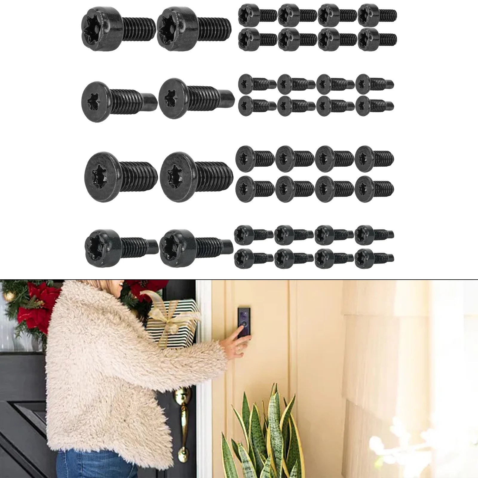 Security Screws Doorbell Screws For Smart Doorbell For Video Doorbel Screws Replacement Useful Home Improvement