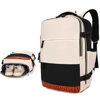 Mochila de viaje de gran capacidad, mochila escolar multifuncional para ordenador portátil, mochila para deportes al aire libre, bolsa de equipaje con compartimento para zapatos