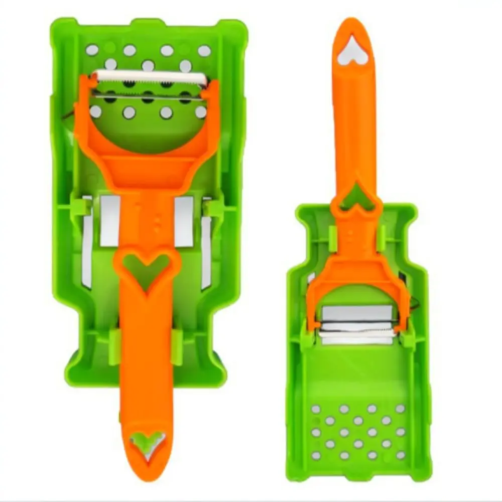 Double Head Vegetable Peeler Shredder Kitchen Accessory Durable ABS Material Easy To Use Carrot Cucumber Slicer