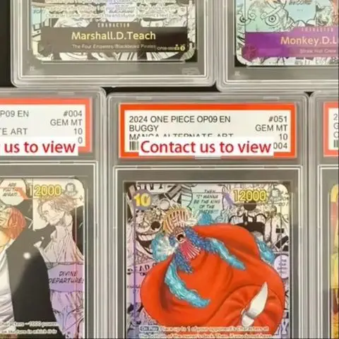 

BLBU OPCG Card One Piece Collectible Card Shanks Comic Luffy10 Anime Card Teach Zoro BUGGY Card OP DIY Crystal Rating Card