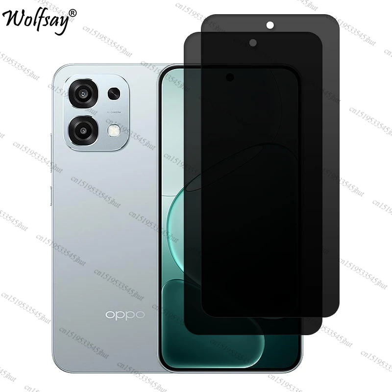 Anti-Spy Tempered Glass For Oppo A6 Pro Privacy Screen Protector For Oppo A6 Pro Anti-Spy Glass For Oppo A6 Pro Glass 6.57 inch