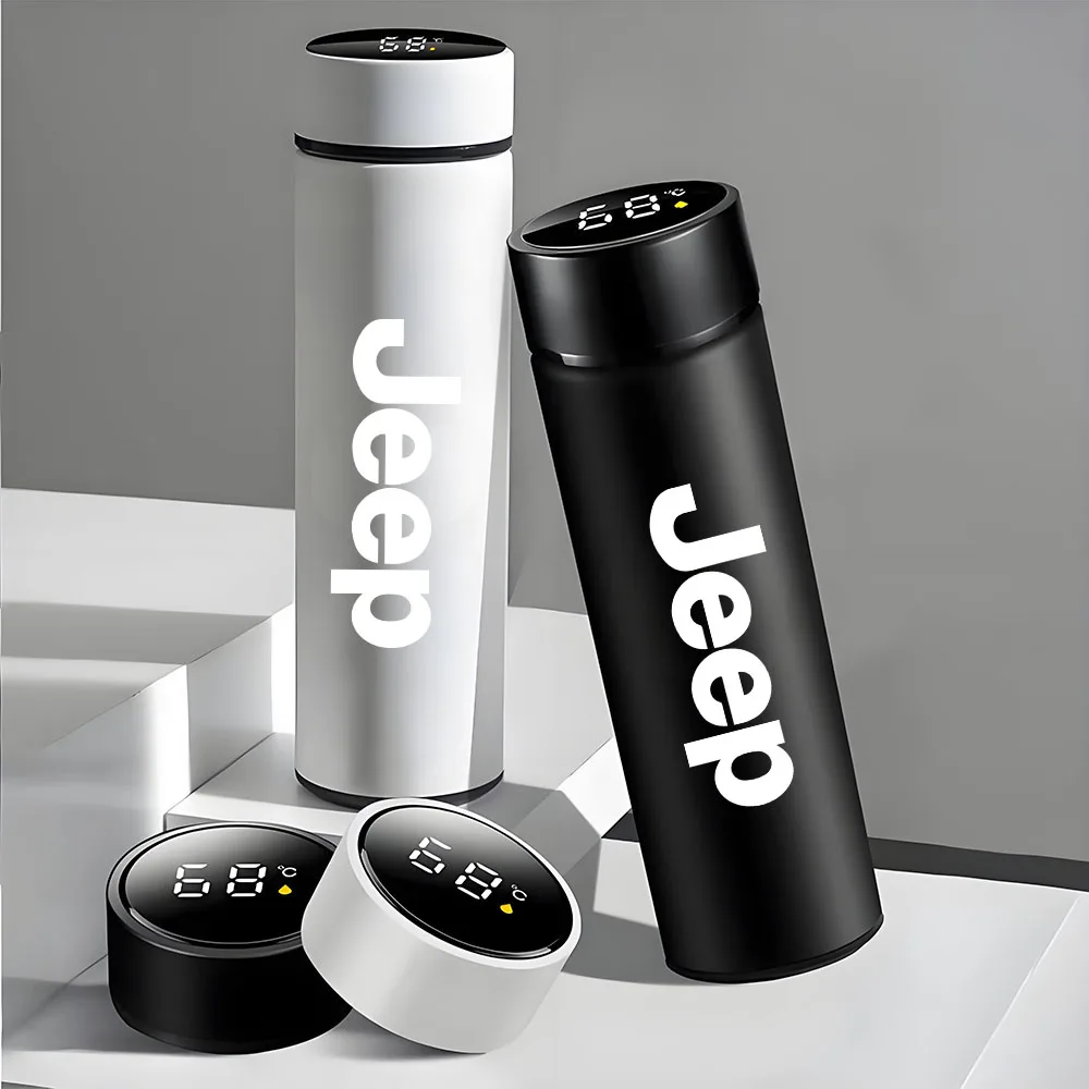 سيارة الفولاذ المقاوم للصدأ كوب معزول السيارات مظلة قابلة للطي ل Jeep Renegade Wagoneer المنتقم ريكون رانجلر JK المصارع البوصلة