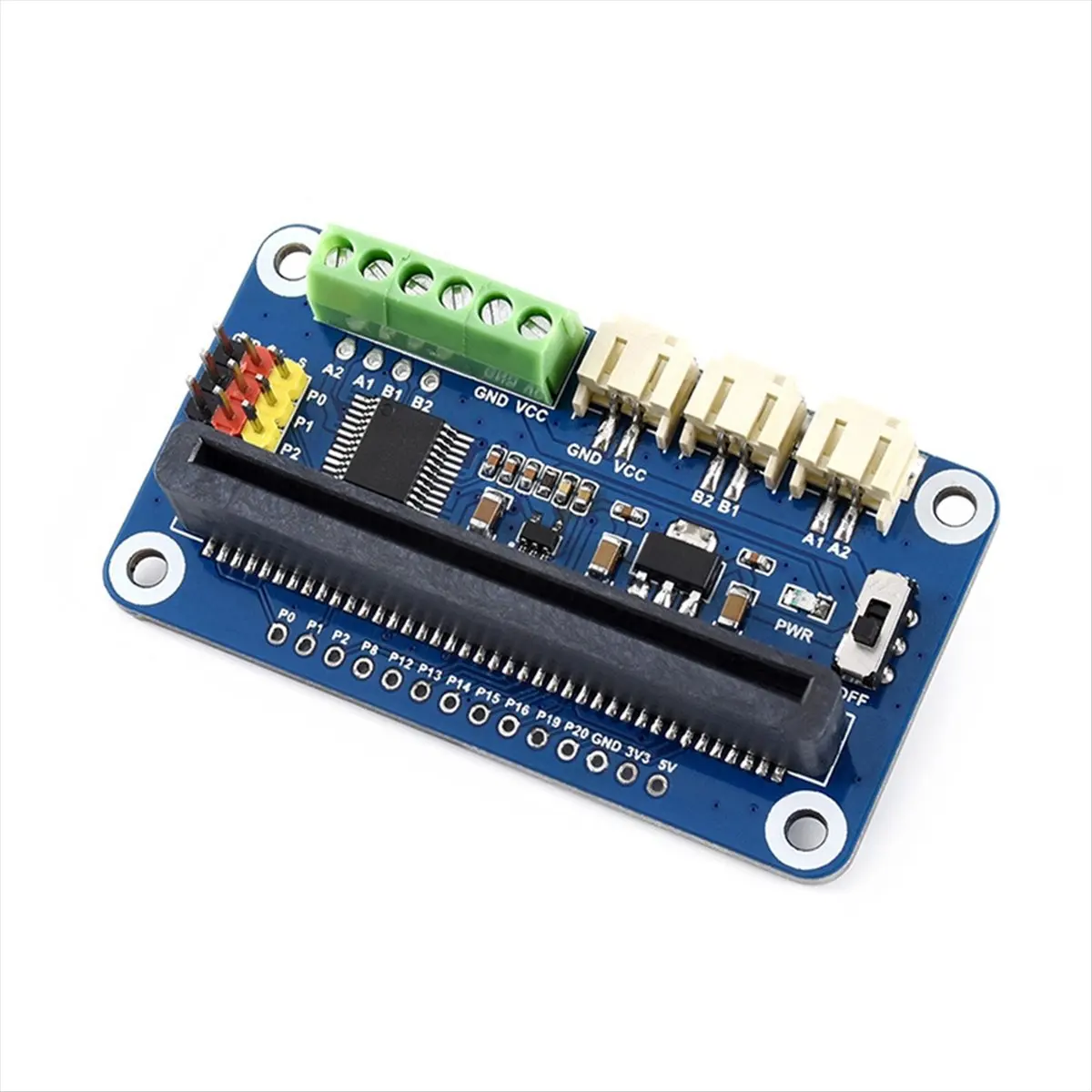T35C 2 Channel Motor Driver Expansion Breakout Board for Microbit Micro-Bit V1.5 V2 Board Breakout Shield Module