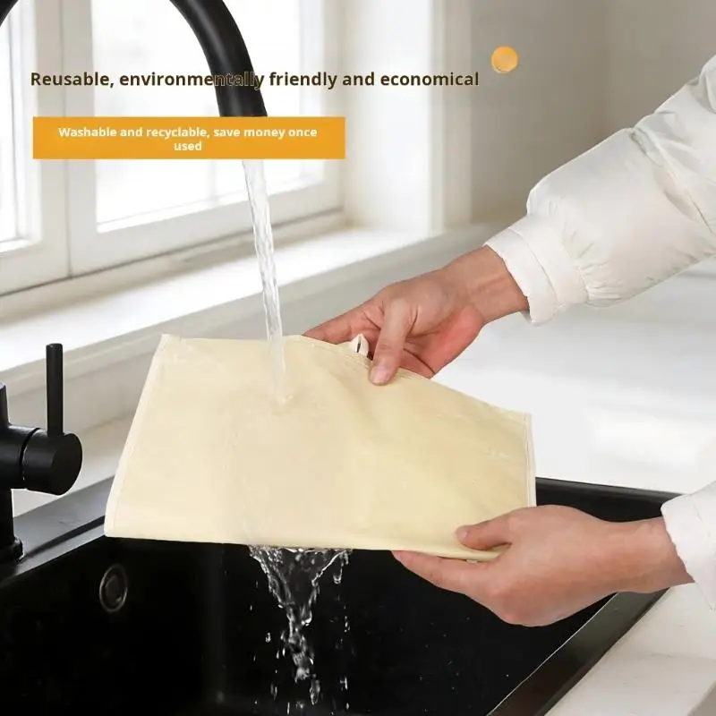 Multipurpose Bees Wax Coated Bag Bread Storage Solution for Home and Camping A2BB