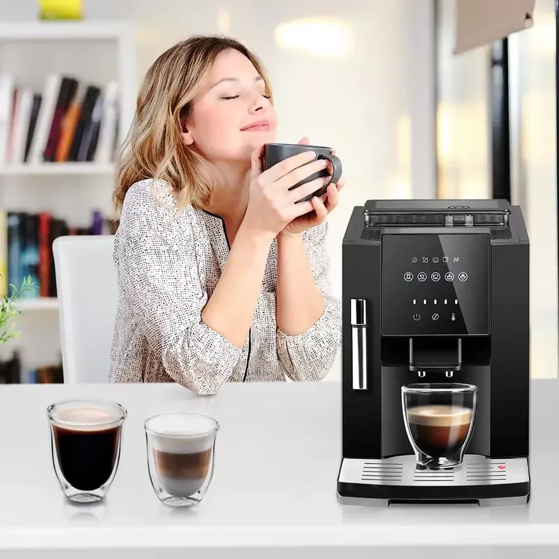 for Espresso Coffee Machine Portable Automatic Electric Maker Home Commercial Use Business Office Barista Brewing Device