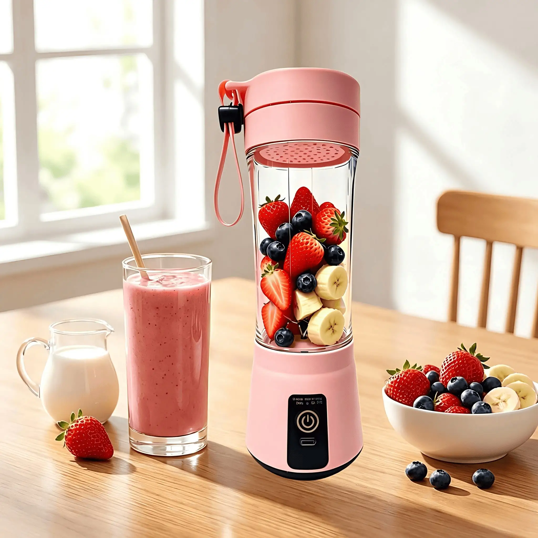 1. Blender Mini Portabel untuk - Portable Blender Usb Rechargeable ulasan dan harga