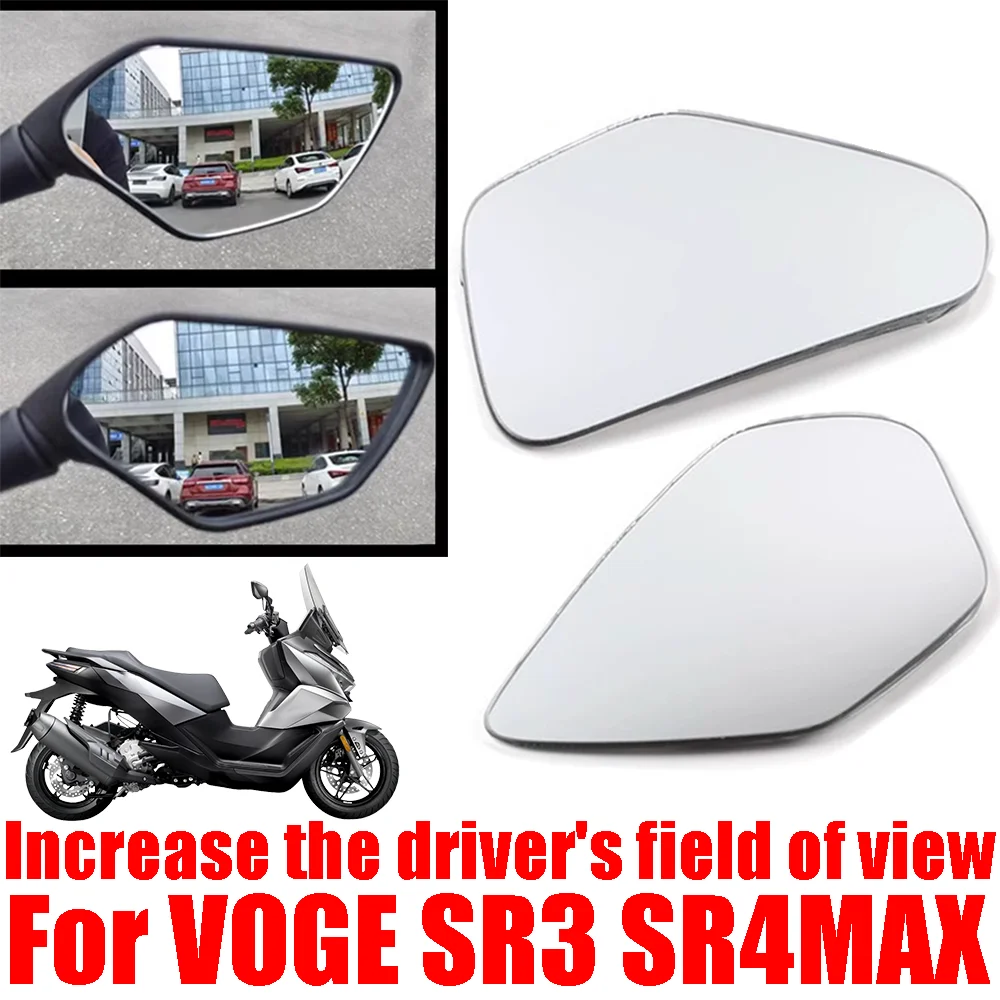 For VOGE SR3 SR4 MAX SR4MAX SR MAX 350 Accessories Convex Mirror Increase Rearview Mirrors Side Rear Mirror View Vision Lens