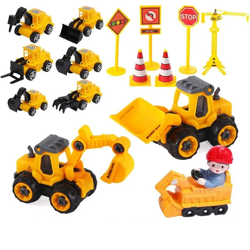 הכפלה מושלמת ליום הולדת של ילד: Construction Topper למאפה עם סימני תנועה ומכוניות בנייה