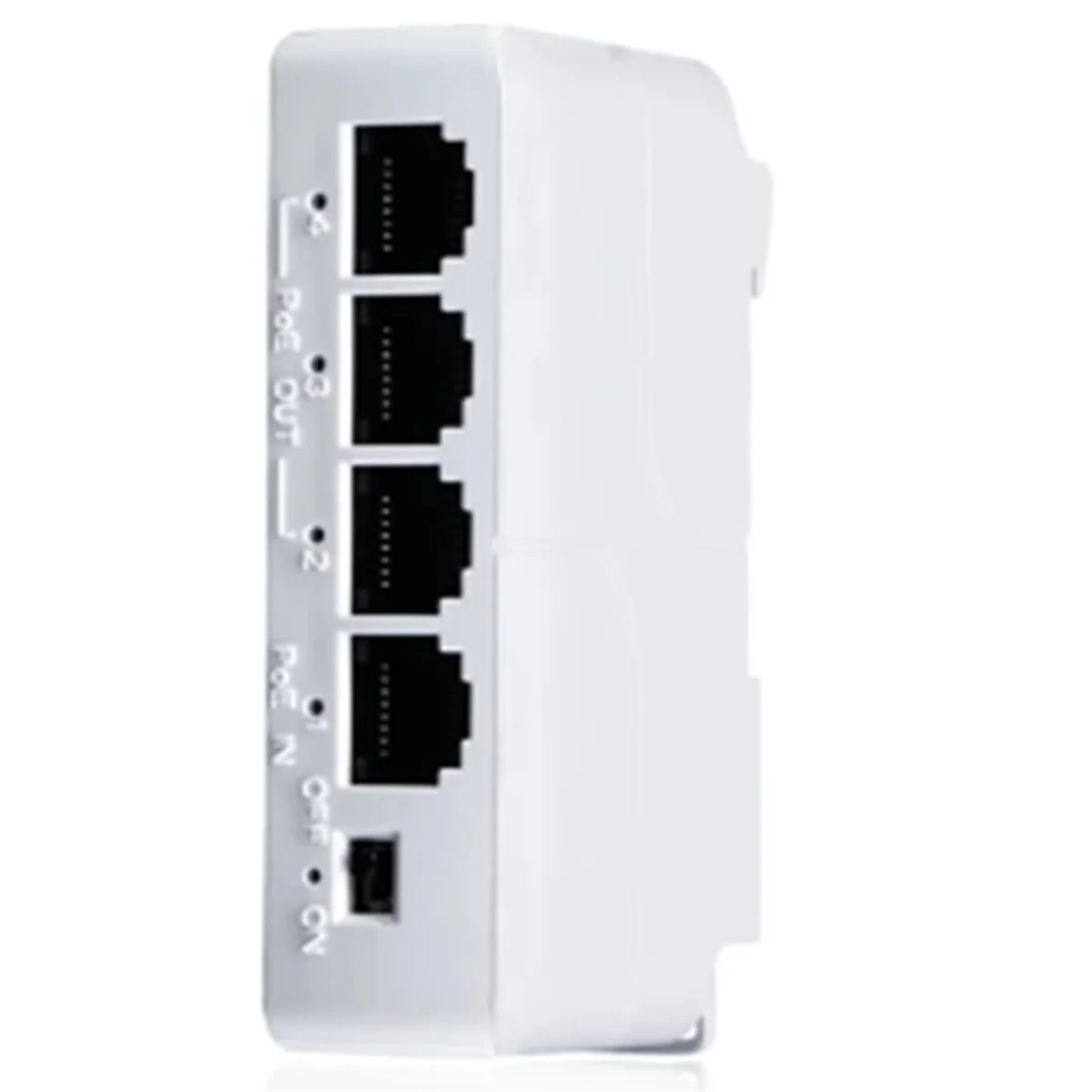 Popular 1Pcs 4 Ports 1 to 3 Port PoE Extender Passive Cascadable IEEE802.3Af 100Mbs for IP Transmission Repeater Switch NVR IP