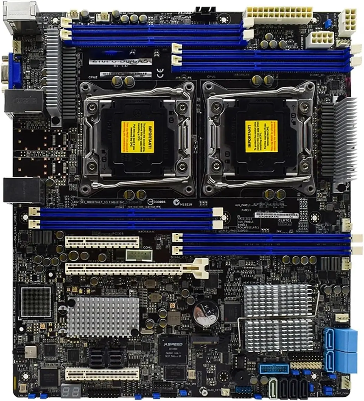 ASUS Z10PC-D8/SAS Server Motherboard Intel C612 LGA 2011-3 DDR4 512GB USB 3.1 Gen1 10×SATA III support Xeon E5-2600 V3/V4 cpu