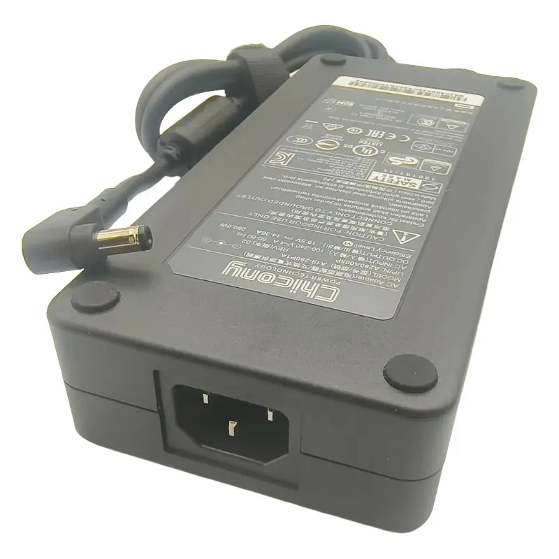 Chicony 280W 19.5V 14.36A Replacement Laptop Charger AC Adapter for ACER 280w Laptop Power Supply A19-280P1A A280A005P 5.5*1.7mm
