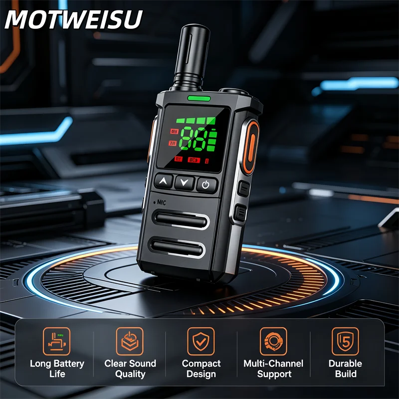 Portable Mini Walkie Talkies 2 - Hunting Outdoor Channel ulasan dan harga