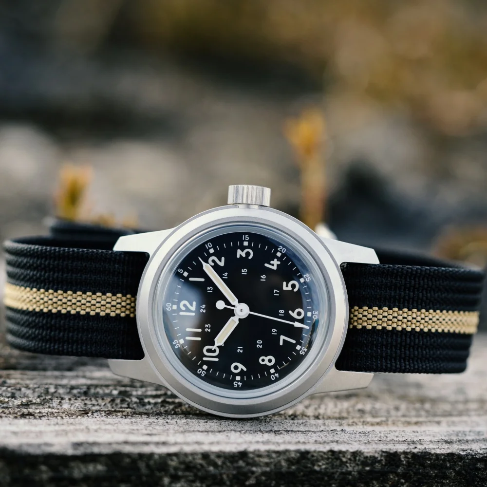 RDUNAE 2025 Neue Herren-Quarzuhr RA06 Miyota Super 2035 Vintage Military K1 Mineralglas Edelstahl wasserdichte Uhr