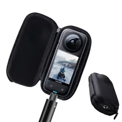 Mini Storage Case for Insta360 X3 Screen Protector Sport Camera Portable Protective Case PU Bag for Insta 360 X3 Accessories