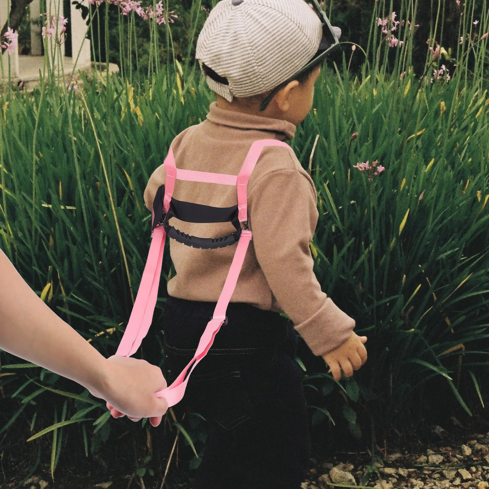 

Skiing Traction Strap For Kids Adjustable Anti-Falling Harness Wear-Resistant Nylon Ski Learning Strap Outdoor Winter