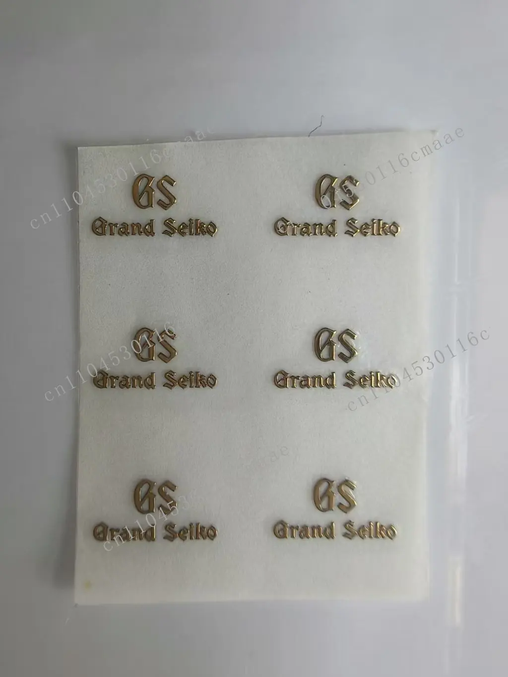 For New Free Shipping--Dial Labeling, Metal Logo GS Sticker, Dial Label Sticker
