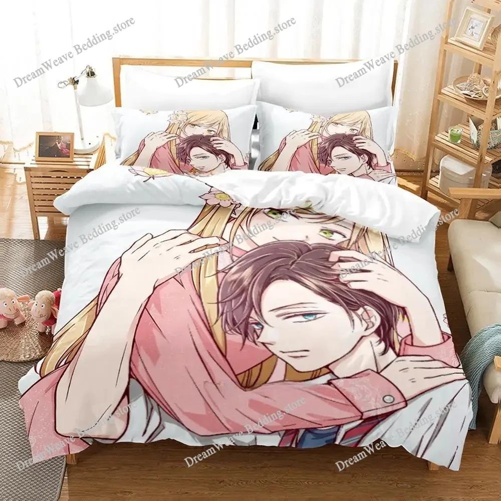 

My Love Story with Yamada-kun At Lv999 Bedding Set Single Twin Full Queen King Size Bed Set Adult Kid Bedroom Duvet Cover Sets
