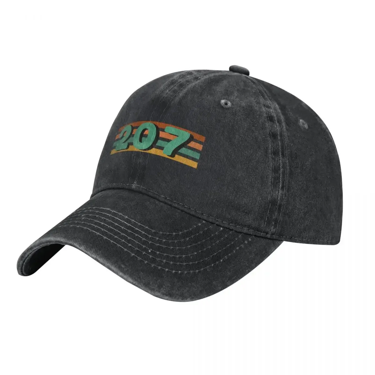 Maine Area Code 207 Baseball Cap Icon custom Hat Visor western Hat Hats For Women Men's