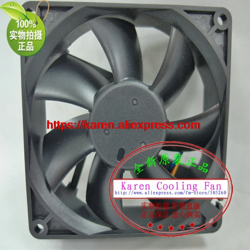 cooling fan AUB0912HH DC12V 0.40A 90*90*25MM 9cm