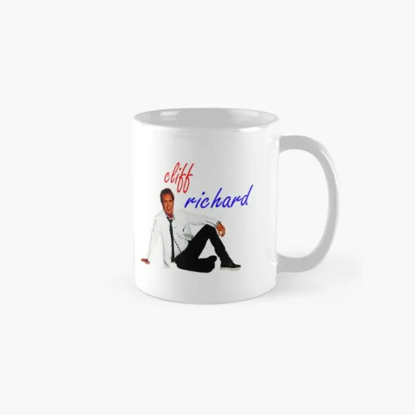 Cliff Richard Classic  Mug Picture Simple Printed Gifts Drinkware Photo Tea Coffee Cup Image Handle Round Design