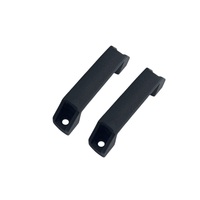 2PCS Cabinet Pulls Handles Furniture Handles Drawer Knob Black Plastic Industrial Cabinet Handles Wardrobe Knobs Hardware