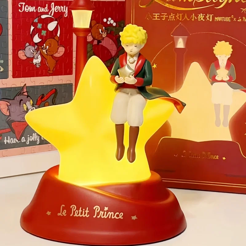 

New Cartoon Little Prince Night Light Bedside Atmosphere Lamp Ornaments Decorative Trend Toys Girl's birthday Christmas Gifts