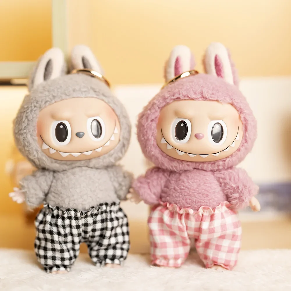 Cute Mini Plush Doll's Clothes Bloomers For 17cm Labubu Idol Dolls Trousers Mini Shorts Clothing DIY Kid Gift Dolls Accessories
