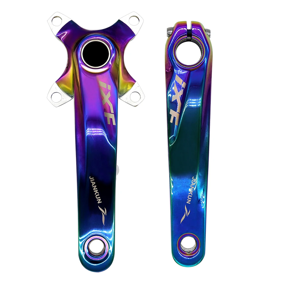 IXF Cranks Bicycle Integrated Mountain Bike MTB Hollowtech Crankset 104BCD Connecting Rods 170MM Crank Bicycle Parts