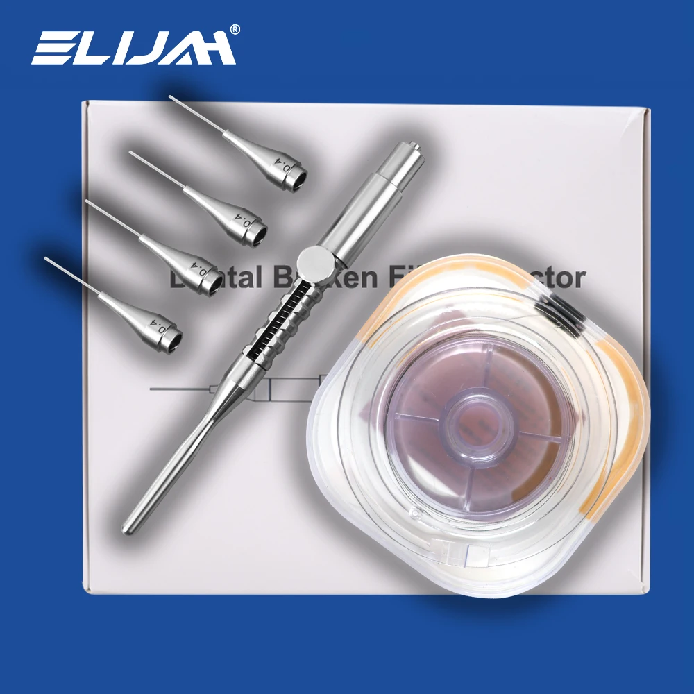

ELIJAH Dental Broken Root Canal Pen Kit Remover Dentistry Endo Restoration Stomatology Instrument Kit Removing Broken Endo Files
