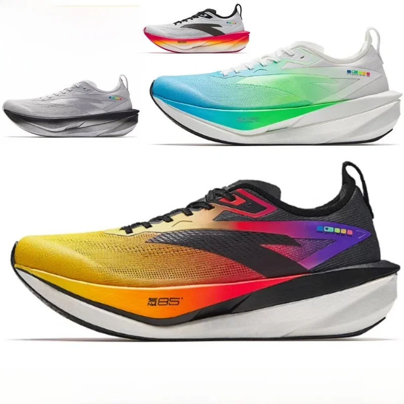  Men's Running Shoes Shock Absorption Training Sports Shoes Water Resistant Breathable Fabric Lightweight EVA Insole